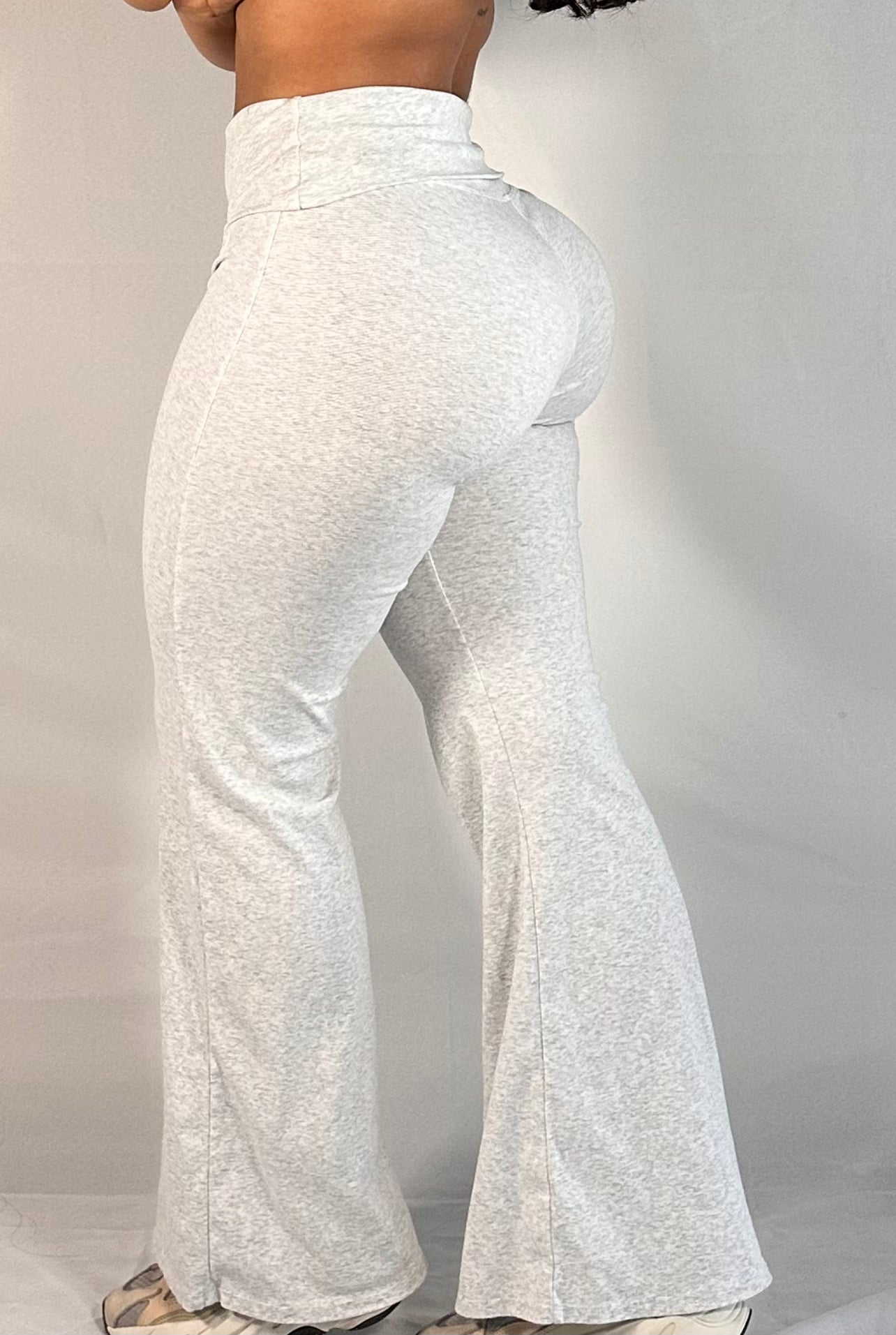 Set flare algodón top corto