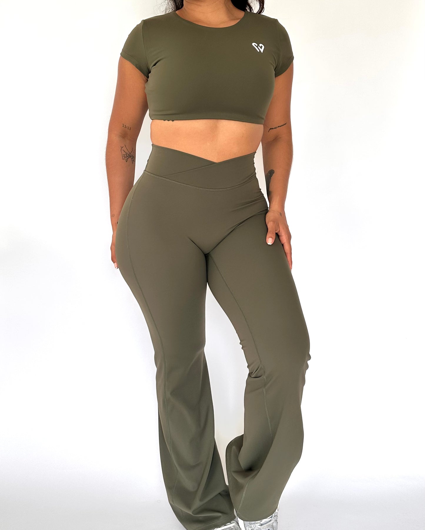 LEGGINGS WRAP FLARED