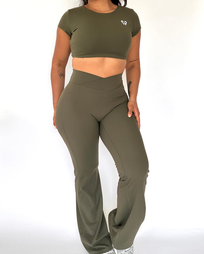 LEGGINGS WRAP FLARED