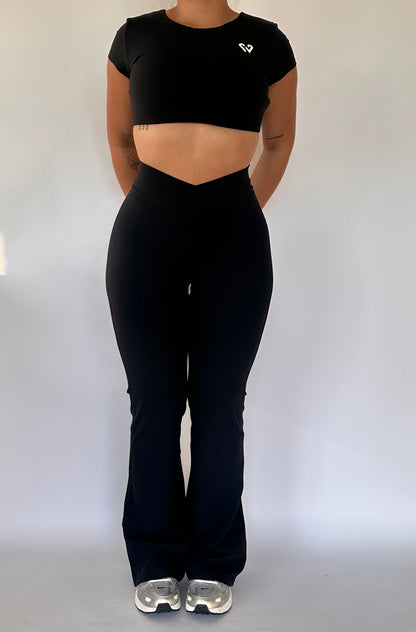 LEGGINGS WRAP FLARED