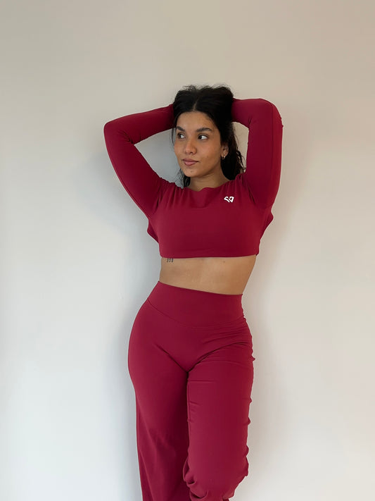 Softmove crop top long sleeve