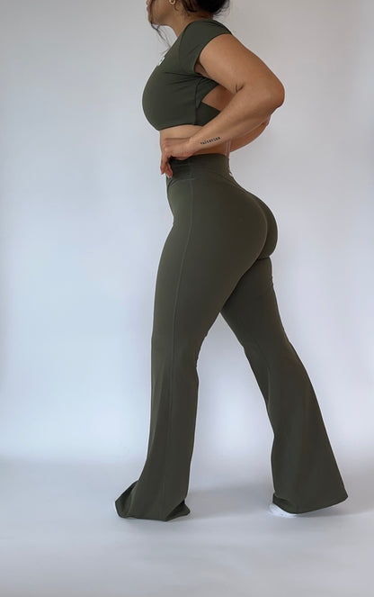 SOFTMOVE-LEGGINGS WRAP FLARED