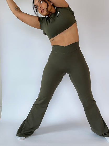 SOFTMOVE-LEGGINGS WRAP FLARED
