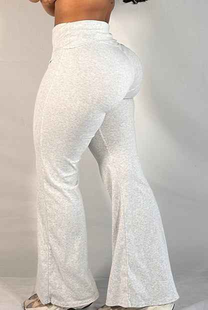 Set flare algodón top corto