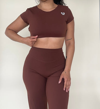 SOFTMOVE-CROP TOP SHORT SLEEVE