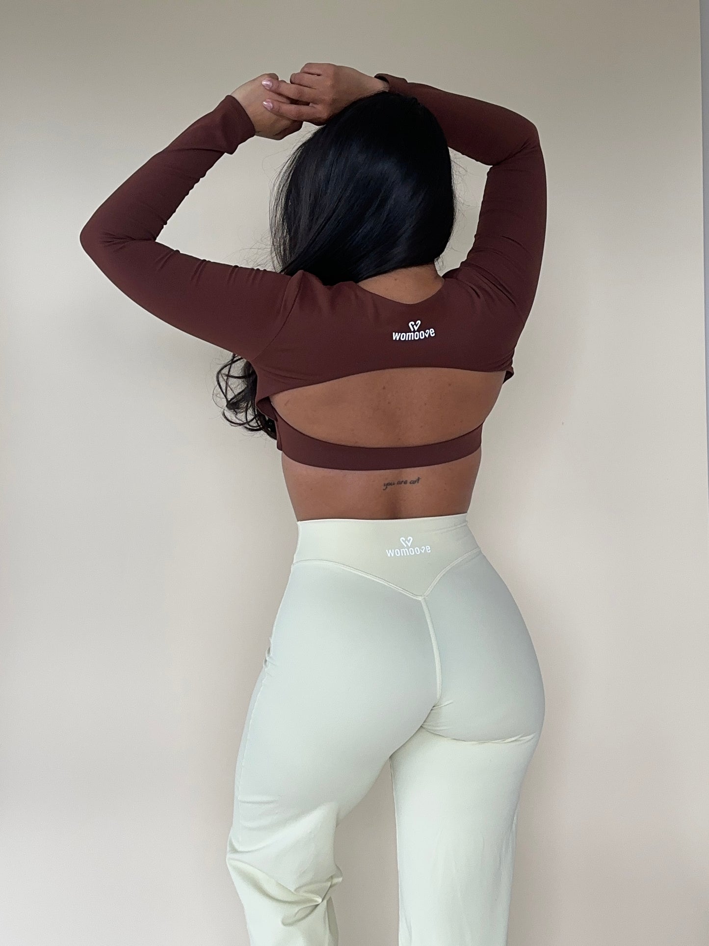 SOFTMOVE-CROP TOP LONG SLEEVE
